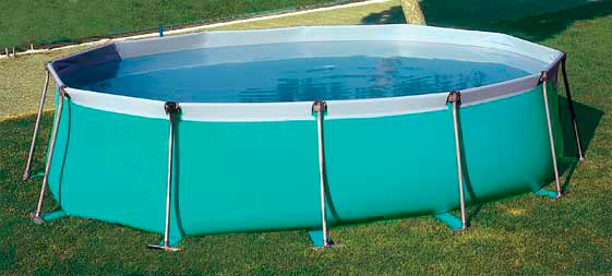 Reparar desgarro piscina desmontable