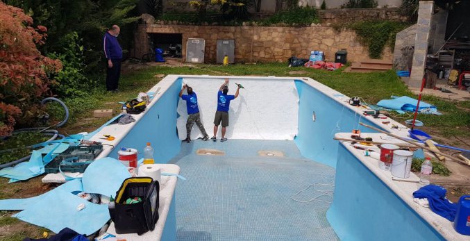 Rehabilitacion piscina con lámina armada 1