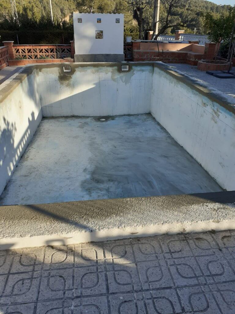 Rehabilitación piscina de obra